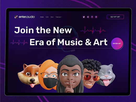 NFT Marketplace 品牌官网设计