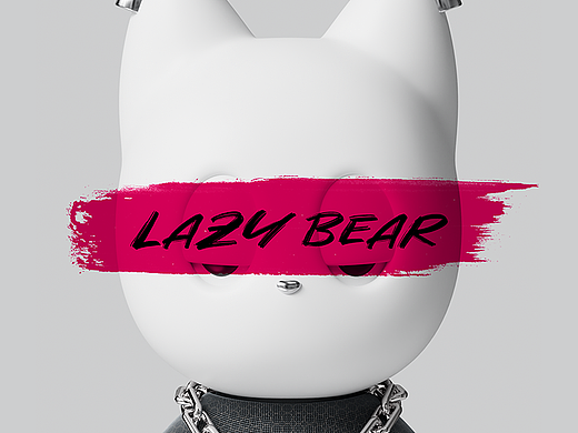 数字形象—慵懒熊LAZY BEAR个人练习