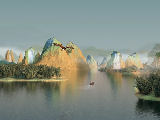 最近制作的一些C4d场景