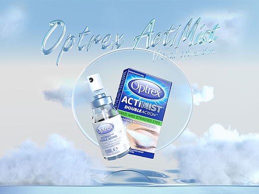 电商视觉升级/Optrex爱滴氏润眼抗视疲劳喷雾10ml