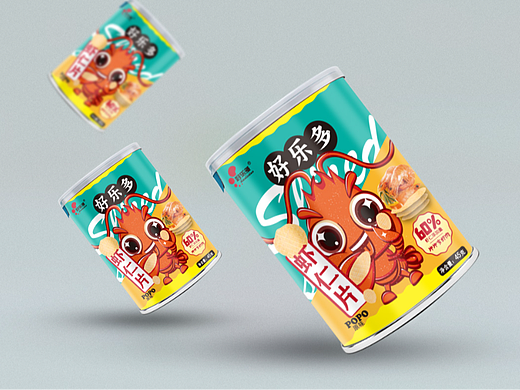 包装设计 虾片包装