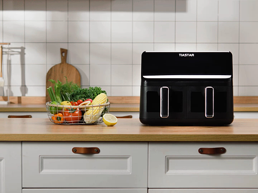 亚马逊TIASTAR双仓空气炸锅视频案列