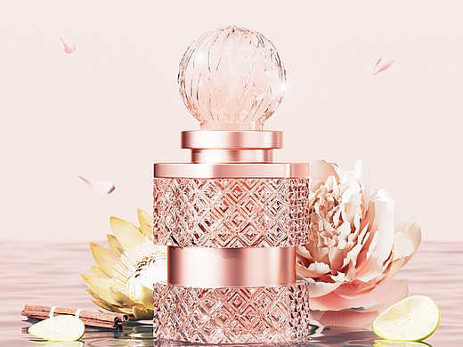 香水产品建模渲染