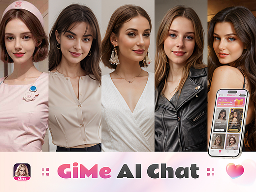 「 GiMe 」AI聊天陪伴（個(gè)人主頁(yè)-ZNjc5MzQ4MjQ=） - APP界面 - 站酷設(shè)計(jì)師挽楓_原創(chuàng)素材 - 站酷ZCOOL