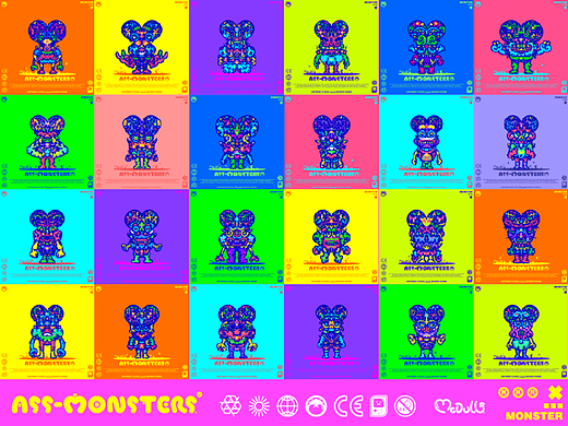 怪獸系列｜ASS-MONSTERS（个人主页-ZNjE0MDMzNzY=） - 新锐潮流插画 - 站酷设计师McDulL麦浩贤原创素材 - 站酷ZCOOL