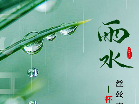 雨水海报