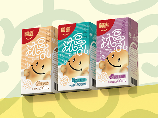 开鑫浓豆乳包装设计提案