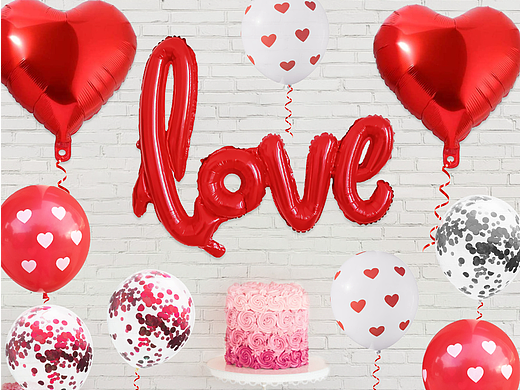 红色气球套装主图