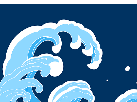 海浪（个人主页-ZNjA1MzA0ODg=） - 商业插画 - 站酷设计师不吃饭的秤砣原创素材 - 站酷ZCOOL
