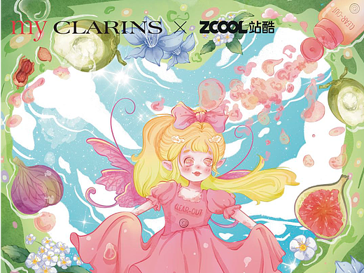 蜜桃水花仙子（个人主页-ZNjYxMTM0MDg=） - 海报 - 站酷设计师mint2022原创素材 - 站酷ZCOOL