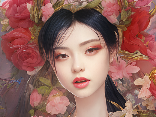 站酷梦笔-人物测试2【国潮模型X通用模型】