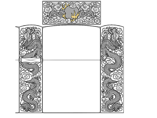 雙龍戲珠（個(gè)人主頁-ZNjAwNjIzNzI=） - 繪本 - 站酷設(shè)計(jì)師Z90738525原創(chuàng)素材 - 站酷ZCOOL