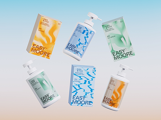 EASY MOORE 沐浴露包装设计