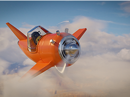 Blender临摹练习 - 01《小飞机》