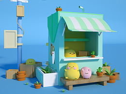 C4d自学建模过程