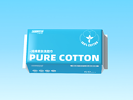 抽拉式洗脸巾包装