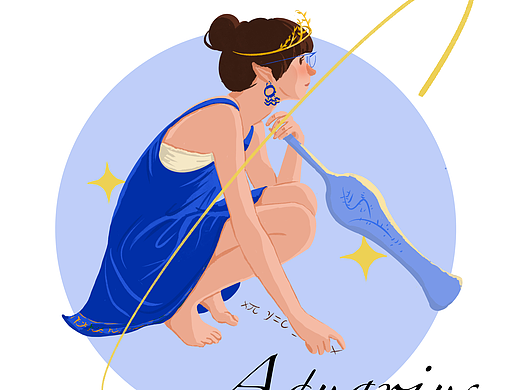 十二星座插畫（個(gè)人主頁-ZNTkwOTY2MjA=） - 商業(yè)插畫 - 站酷設(shè)計(jì)師周_星星原創(chuàng)素材 - 站酷ZCOOL