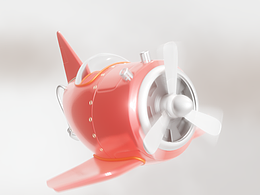 Blender学习记录-小飞机打卡