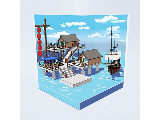 blender的三渲二初尝试