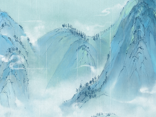 国风水墨插画