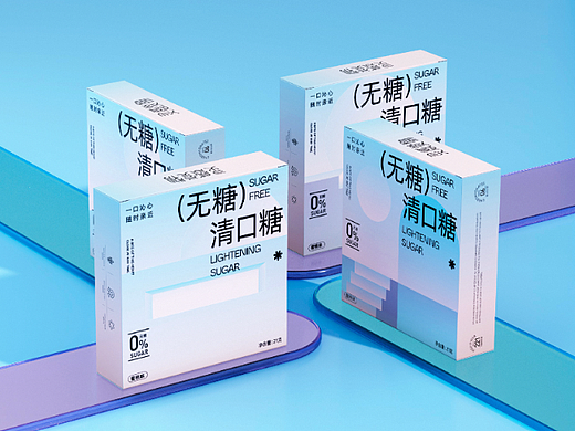 无糖清口糖包装