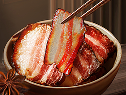 四川煙熏臘肉臘制品古風(fēng)食品詳情新中式電商