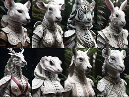 AI绘画十二生肖