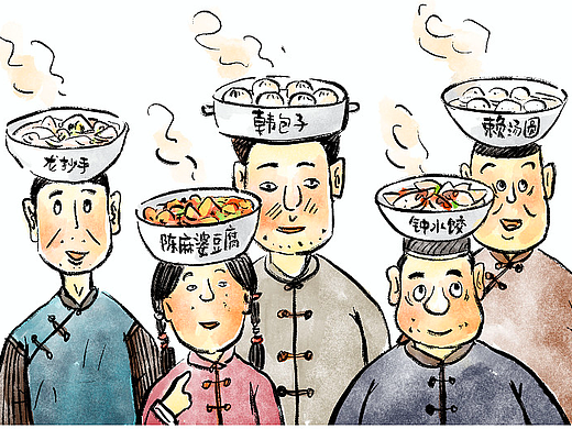 漫画/成都的名小吃都有名有姓