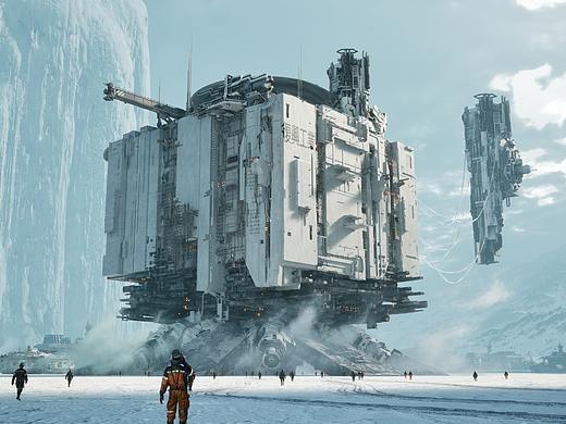 UE大型写实场景渲染-冰灾前夕（个人主页-ZNjcxNjE1NzY=） - 动画/影视 - 站酷设计师汉军精锐原创素材 - 站酷ZCOOL