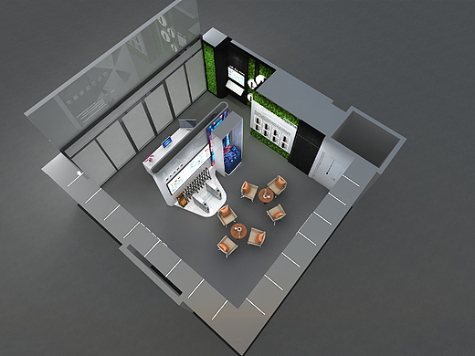弱电展厅3D设计效果图