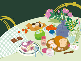 插画包装｜美妆包装设计｜娇韵诗｜插画设计练习