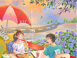 没有实现的梦想就在画里来实现!