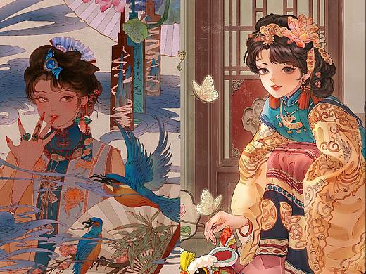 汉服（古风插画）