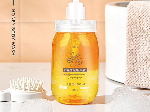 蜂膠沐浴露詳情頁(yè)（個(gè)人主頁(yè)-ZNTk3Nzk1MzY=） - 電商 - 站酷設(shè)計(jì)師YH包裝視覺(jué)設(shè)計(jì)原創(chuàng)素材 - 站酷ZCOOL