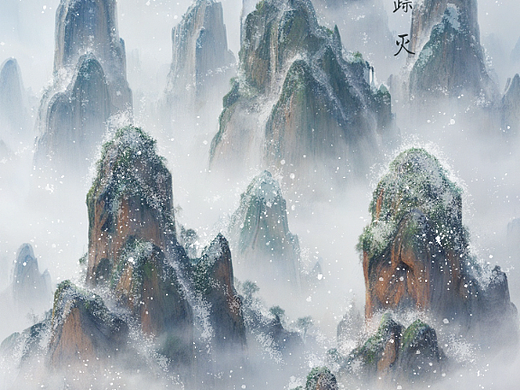 江雪（個人主頁-ZNjgwMzA5OTI=） - AI作品 - 站酷設(shè)計師愛偷懶的琦琦呀原創(chuàng)素材 - 站酷ZCOOL