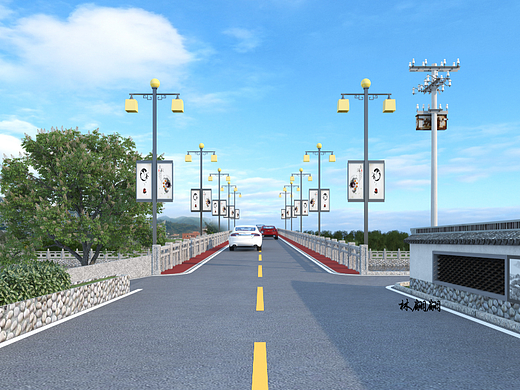 室外效果图|乡村景观图