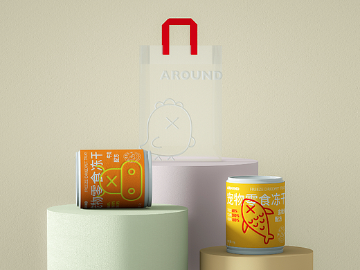 AROUND × 彤宝 | 宠物零食冻干品牌包装设计