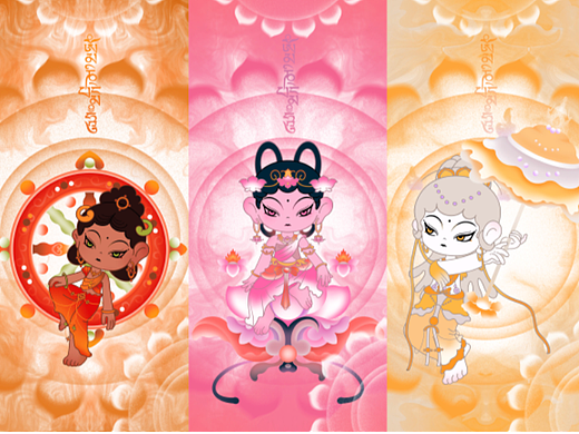 藏族吉祥八宝IP设计