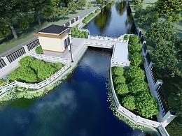 水利闸站建模合集