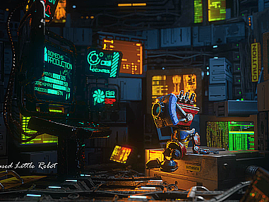 Confused Little Robot