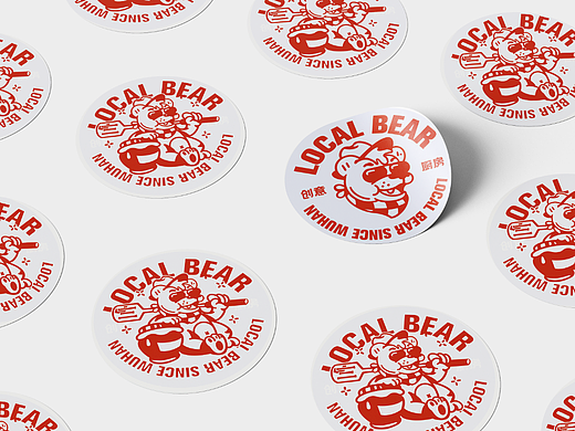 LOCALBEAR创意厨房｜美式餐饮设计vi提案