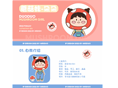 蘑菇妹DUODUO-原創(chuàng)IP設計