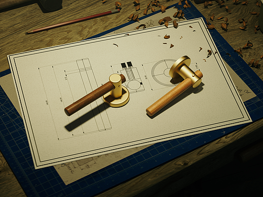 一个门锁的视频动画