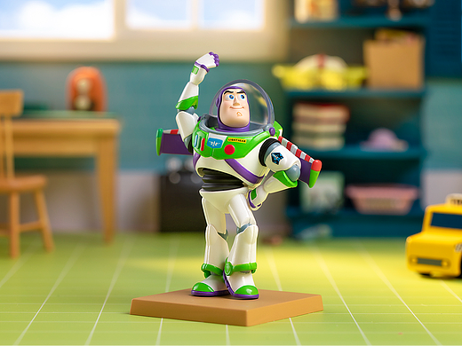 泡泡玛特《玩具总动员之纸箱大冒险》系列潮玩盲盒拍摄