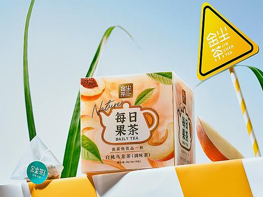 白桃乌龙 | 金尘茶 x 黑方文化