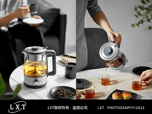 美的煮茶器拍摄