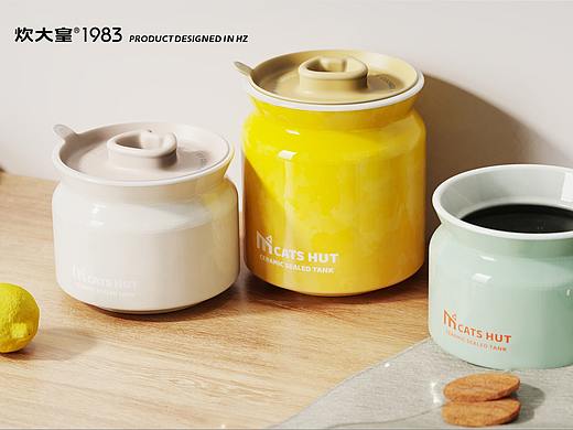 CATS HUT 二猫家储存罐（个人主页-ZNjcxNDQzMTI=） - 生活用品 - 站酷设计师飞上天际的猪原创素材 - 站酷ZCOOL