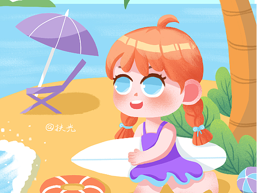 儿童插画风手机壁纸