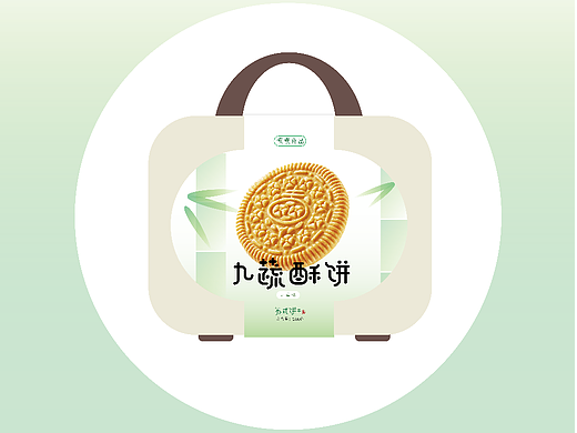 饼干包装 竹叶 酥饼