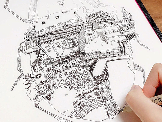 线描动图